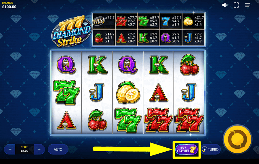 777 Diamond Strike CLAIM THE BONUS.