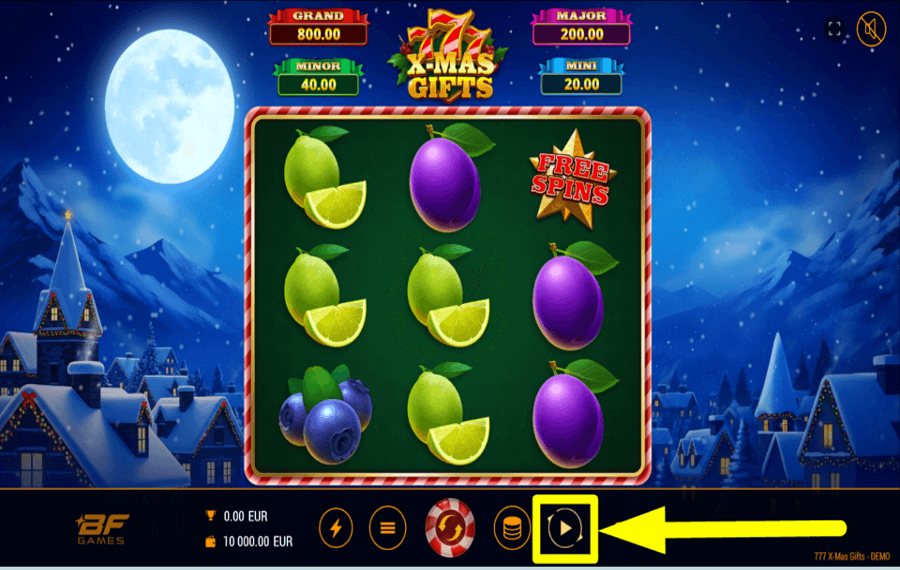 777 XMas Gifts INITIATE AUTOPLAY.