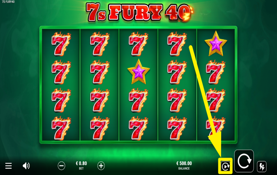 7s Fury 40 ВКЛЮЧИТЬ АВТОИГРУ.