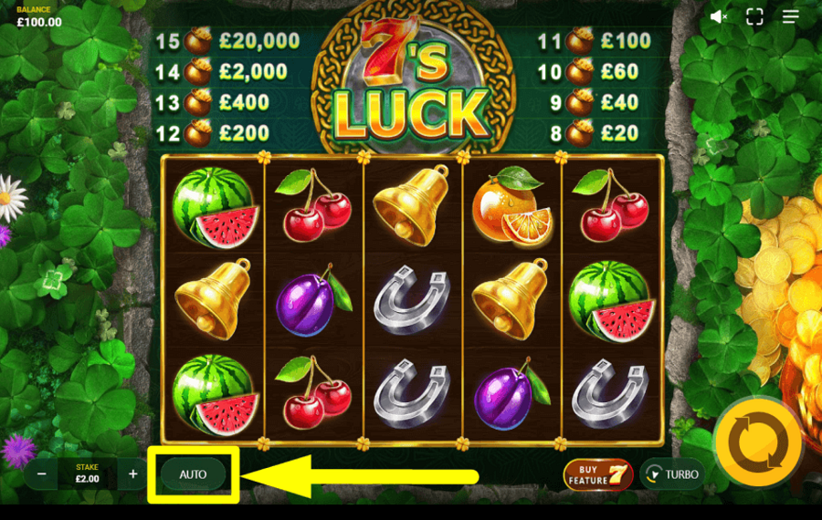 7s Luck НАЧАТЬ АВТОВОСПРОИЗВЕДЕНИЕ.