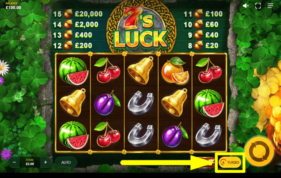 7s Luck УСКОРЬТЕ ИГРУ.