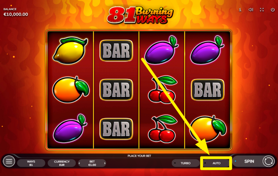 81 Burning Ways USE THE AUTOPLAY FEATURE.