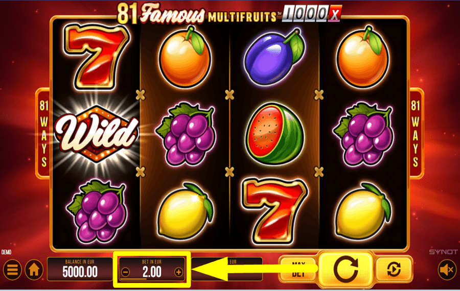 81 Famous Multifruits 1000 ОПРЕДЕЛИТЕ СТАВКУ.