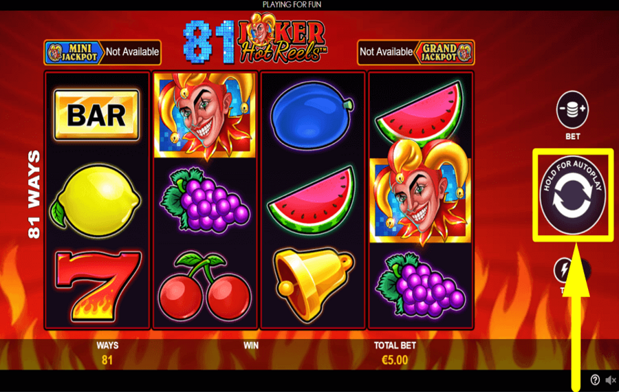 81 Joker Hot Reels TESTEN SIE IHR GLÜCK.