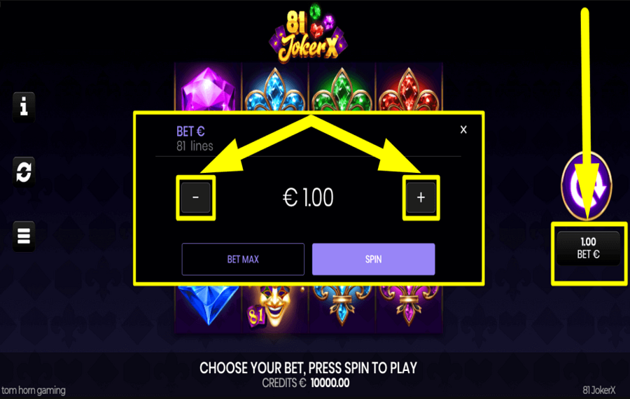 81 JokerX CHOISISSEZ LA MISE TOTALE.