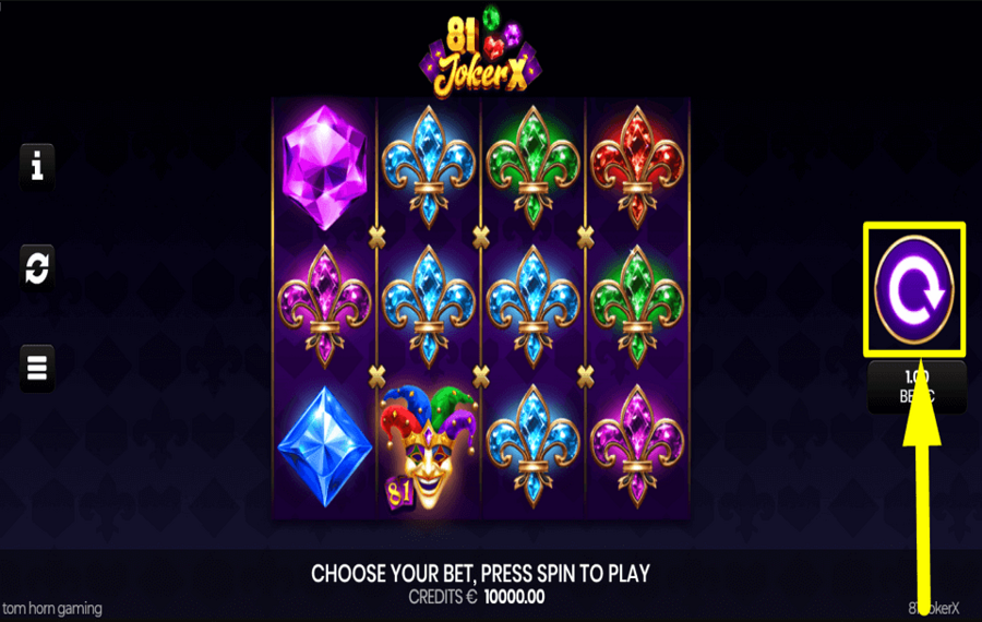 81 JokerX COMMENCER LE JEU.