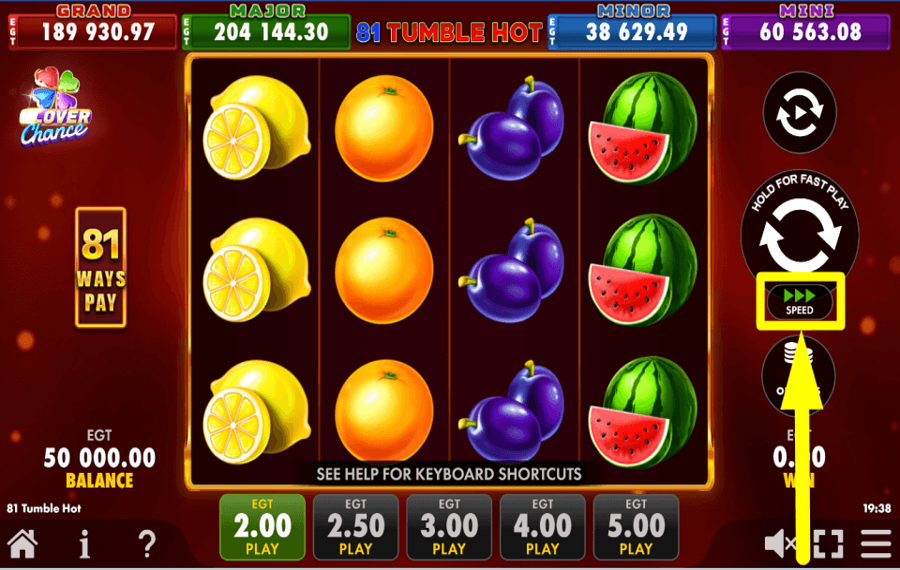 81 Tumble Hot Clover Chance ACTIVA EL MODO TURBO.