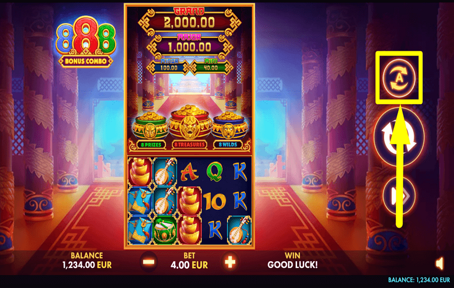 888 Bonus Combo START AUTOPLAY.