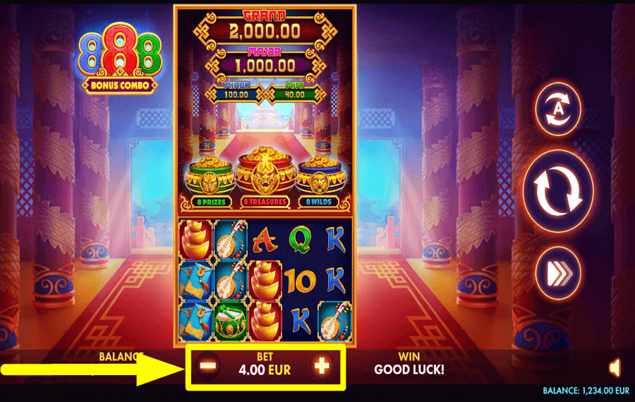 888 Bonus Combo SET THE WAGER.