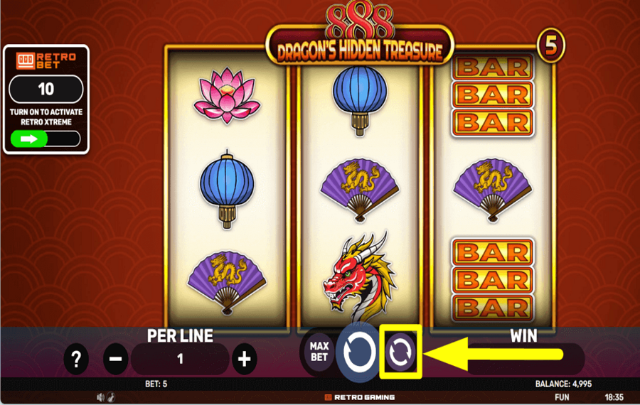 888 Dragons Hidden Treasure WÄHLEN SIE AUTOPLAY.