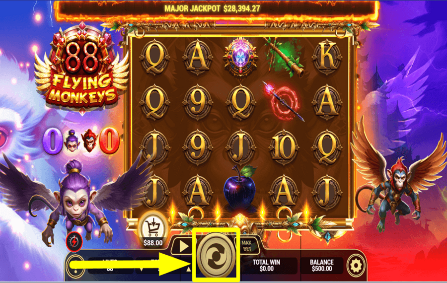 88 Flying Monkeys Streben Sie nach Belohnungen.