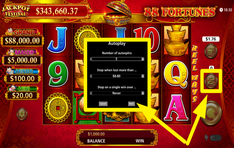 88 Fortunes Jackpot Festival ВКЛЮЧИТЬ АВТОИГРУ.