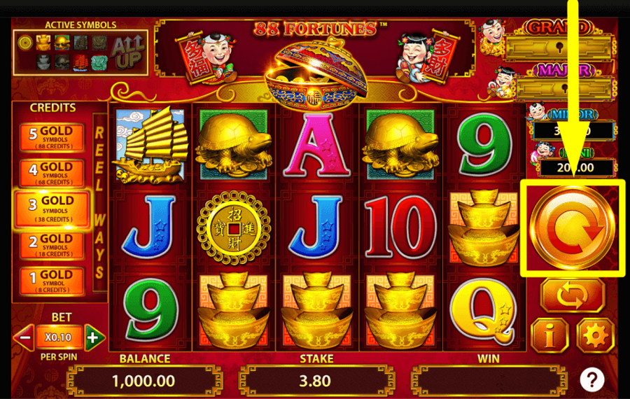 88 Fortunes BEGINNEN SIE MIT DEM SPIELEN.