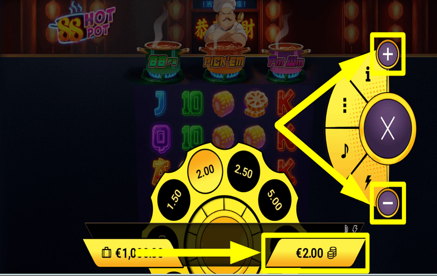 88 Hot Pot SELEZIONA LA TUA SCOMMESSA.