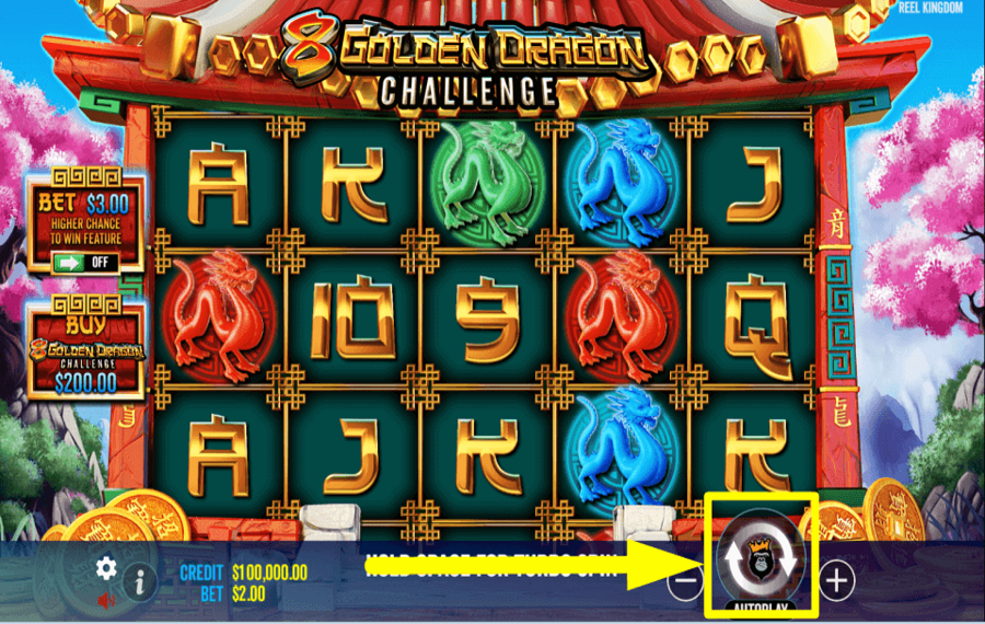 8 Golden Dragon Challenge JUGAR EL JUEGO.