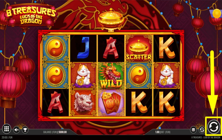 8 Treasures Luck of the Dragon TAP PLAY TO SPIN.