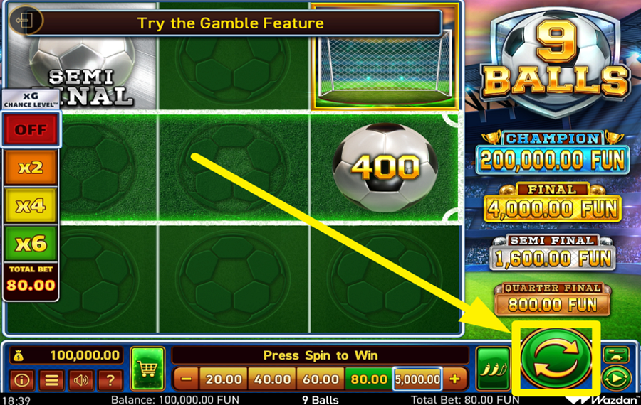 9 Balls ENTREZ DANS L'ACTION!