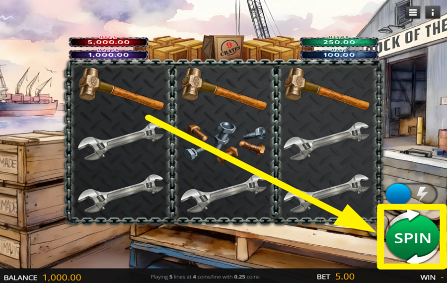 9 Crates DREH DREHEN UND GEWINNEN!