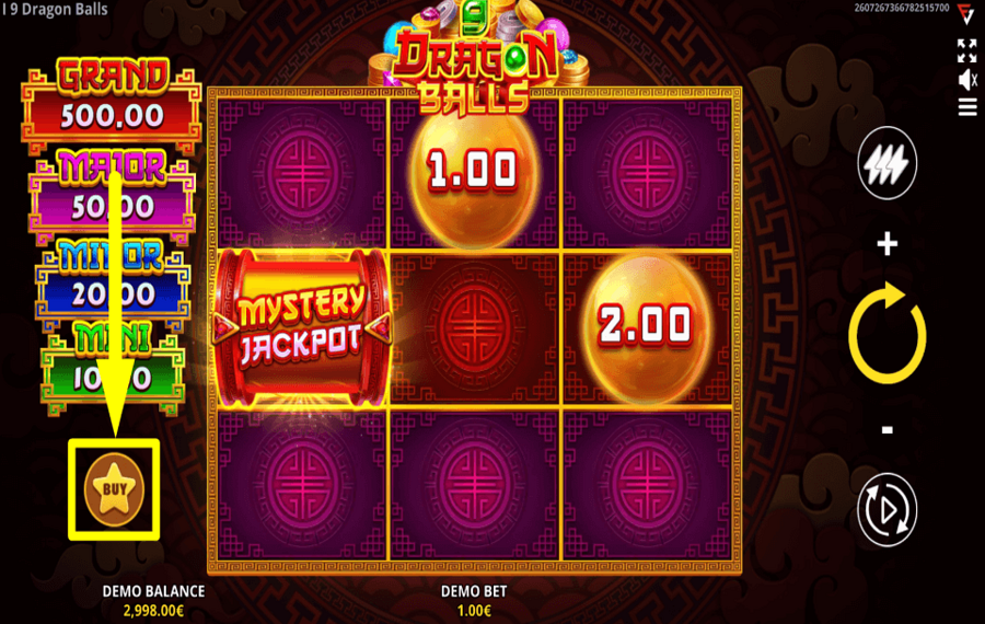 9 Dragon Balls Cash Up BUY BONUS FEATURES.