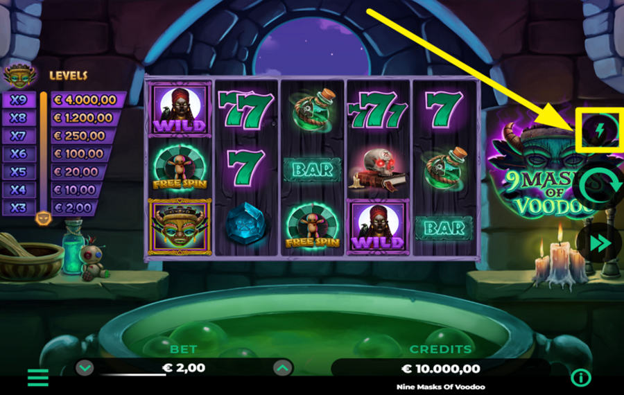 9 Masks of Voodoo ÉLEVEZ LE TEMPO.