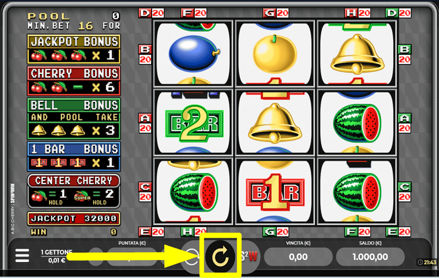A Big Cherry COMMENCE BETTING.