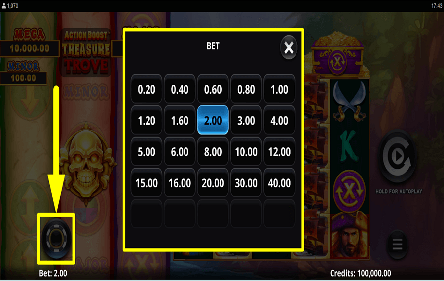 Action Boost Treasure Trove HAZ TU APUESTA.