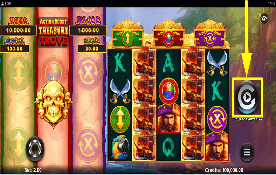 Action Boost Treasure Trove JUEGA PARA GANAR PREMIOS.