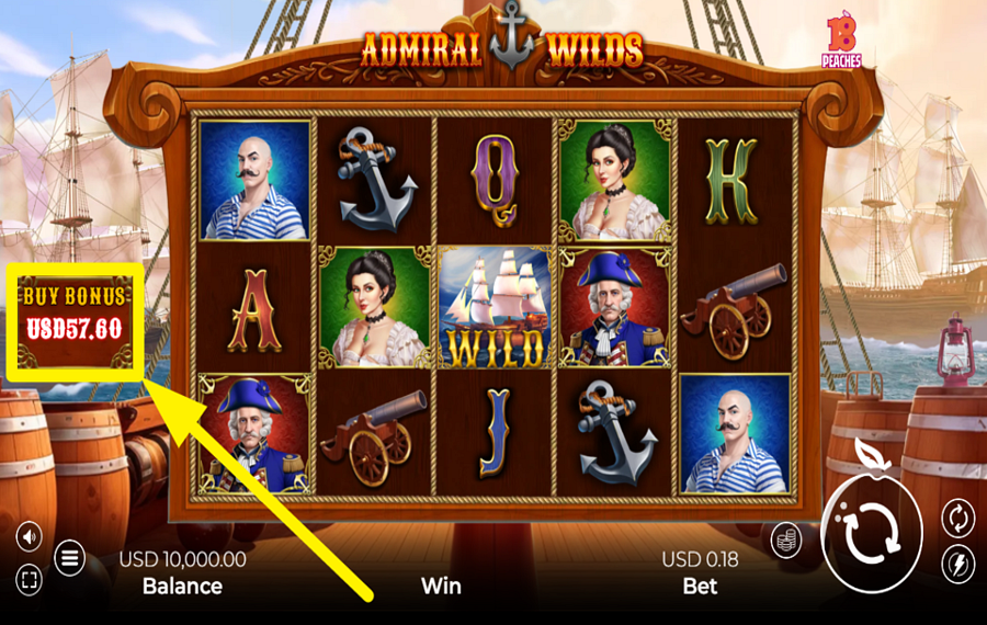 Admiral Wilds KAUFEN SIE KOSTENLOSE SPINS.