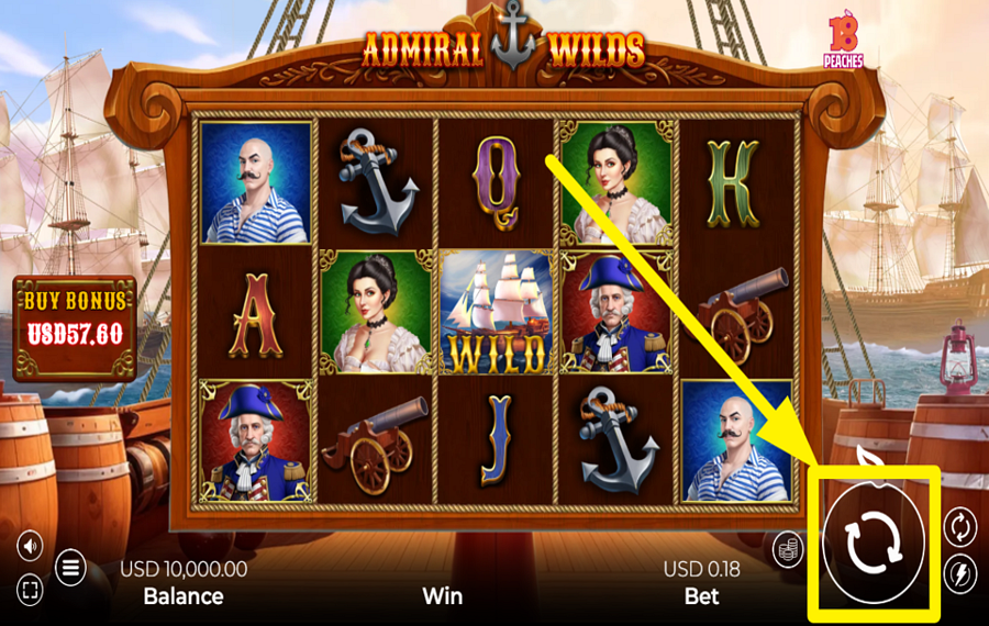 Admiral Wilds DREHEN SIE DIE ROLLEN.