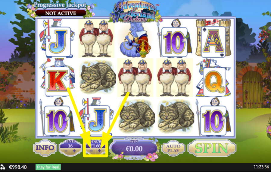 Adventures in Wonderland WÄHLEN SIE DEN GESAMTEN EINSATZ.