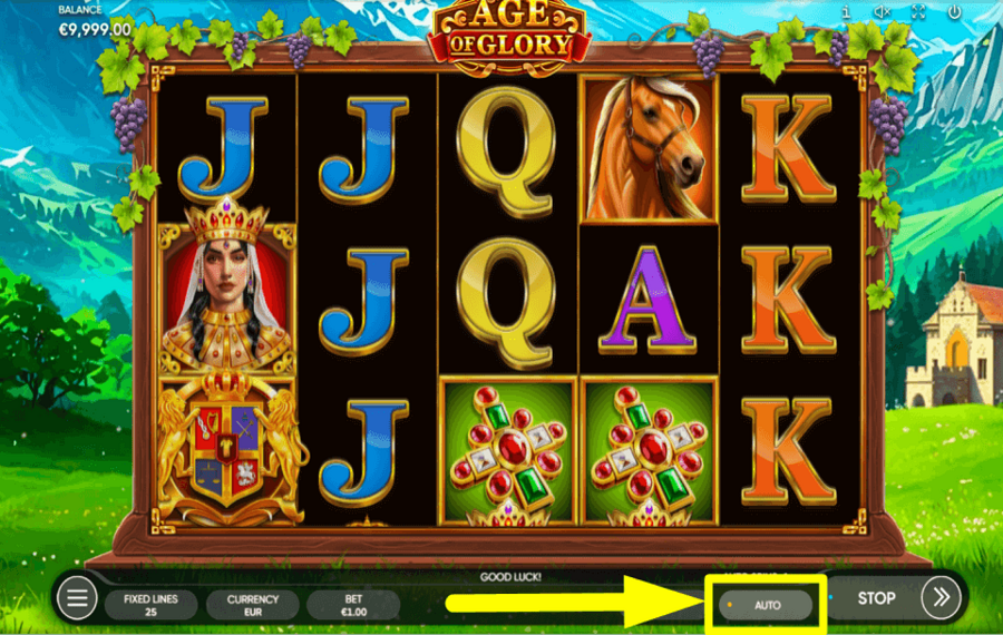 Age of Glory ЗАПУСК АВТОМАТИЧЕСКИХ ВРАЩЕНИЙ.