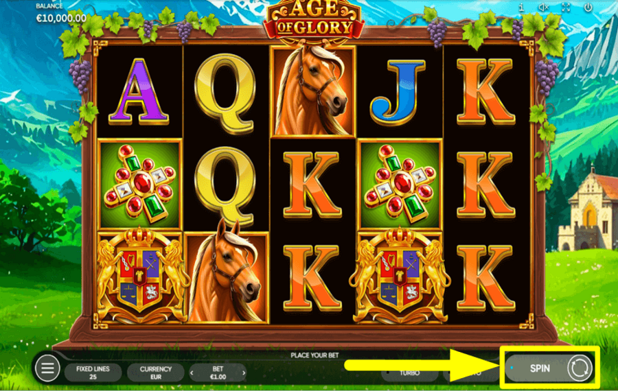 Age of Glory ВРАЩАЙТЕ БАРАБАНОВЫ.