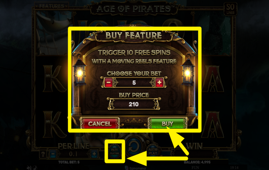 Age of Pirates COMPRA GIROS GRATIS CON CARACTERÍSTICAS ESPECIALES.
