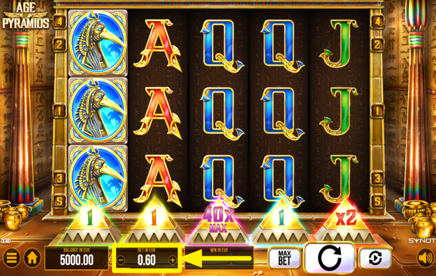Age of Pyramids УСТАНОВИТЕ СВОЮ СТАВКУ.