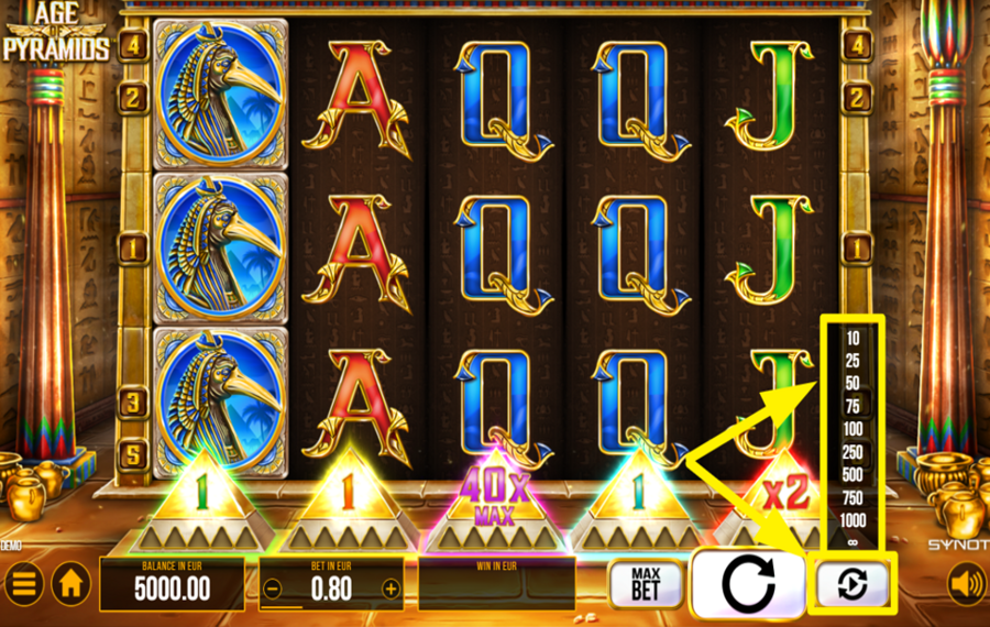 Age of Pyramids ЗАПУСК АВТОМАТИЧЕСКИХ ВРАЩЕНИЙ.