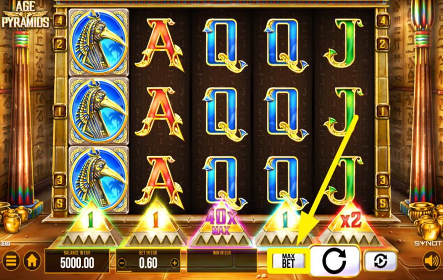 Age of Pyramids АКТИВИРУЙТЕ МАКСИМАЛЬНЫЙ УРОВЕНЬ СТАВКИ