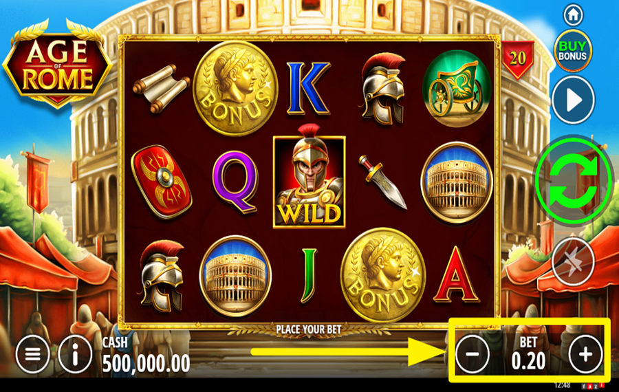 Age of Rome DETERMINE YOUR STAKE.