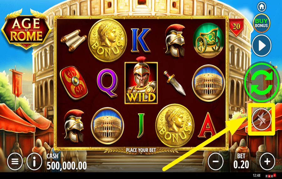 Age of Rome MAXIMIZE THE SPEED.