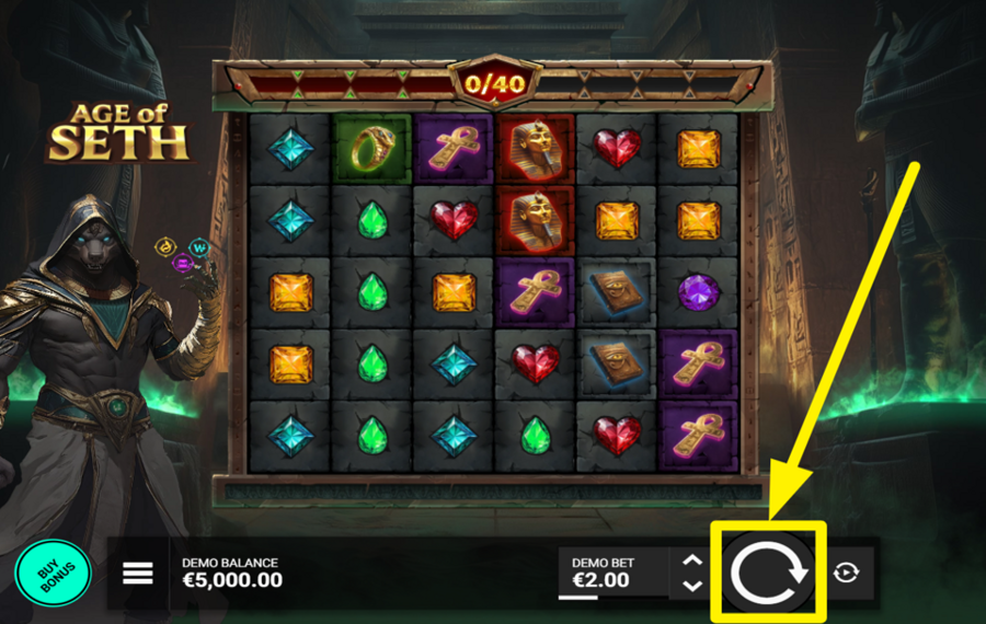 Age of Seth SPIN THE REELS.