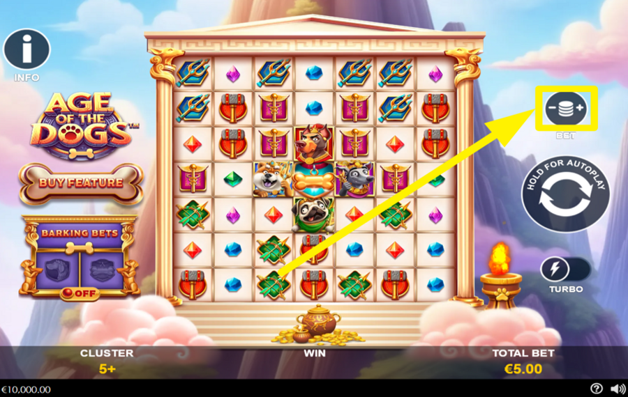 Age of the Dogs MODIFICA L'IMPORTO DELLA SCOMMESSA.