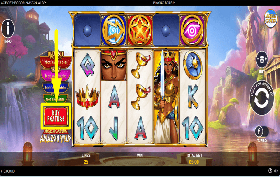 Age of the Gods Amazon Wild RICHIEDI IL BONUS.