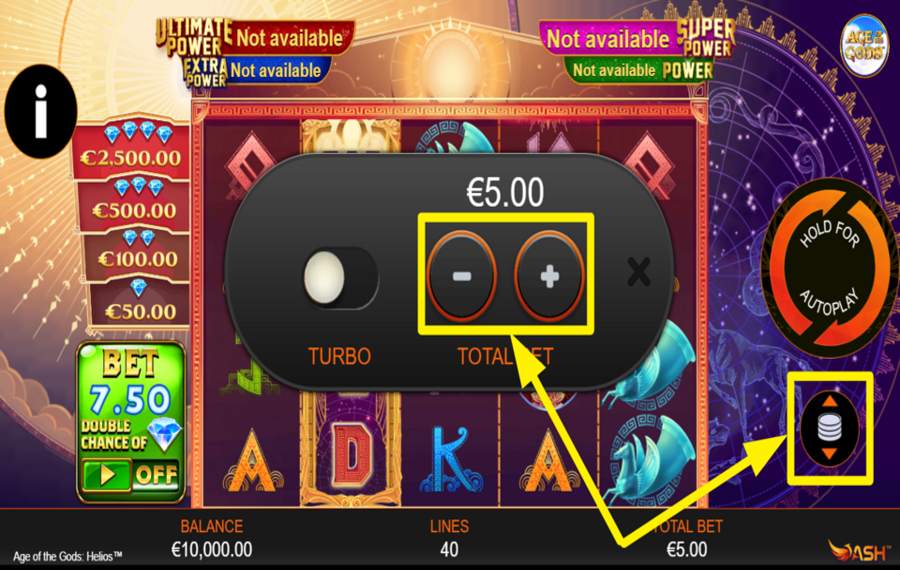 Age of the Gods Gold Trio SPECIFICA LA TUA SCOMMESSA.