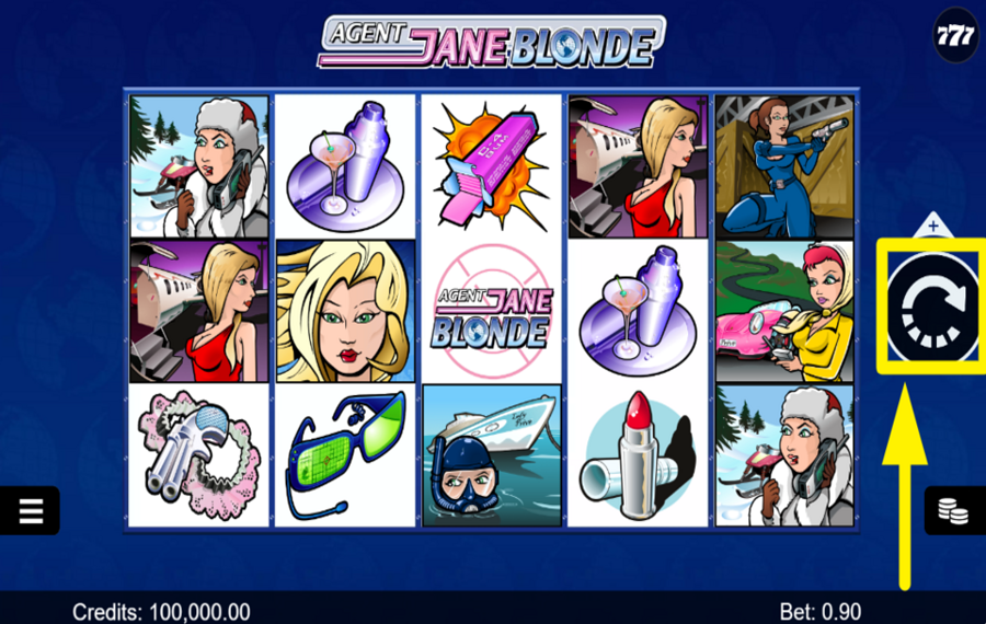 Agent Jane Blonde Nehmen Sie am Spaß teil.