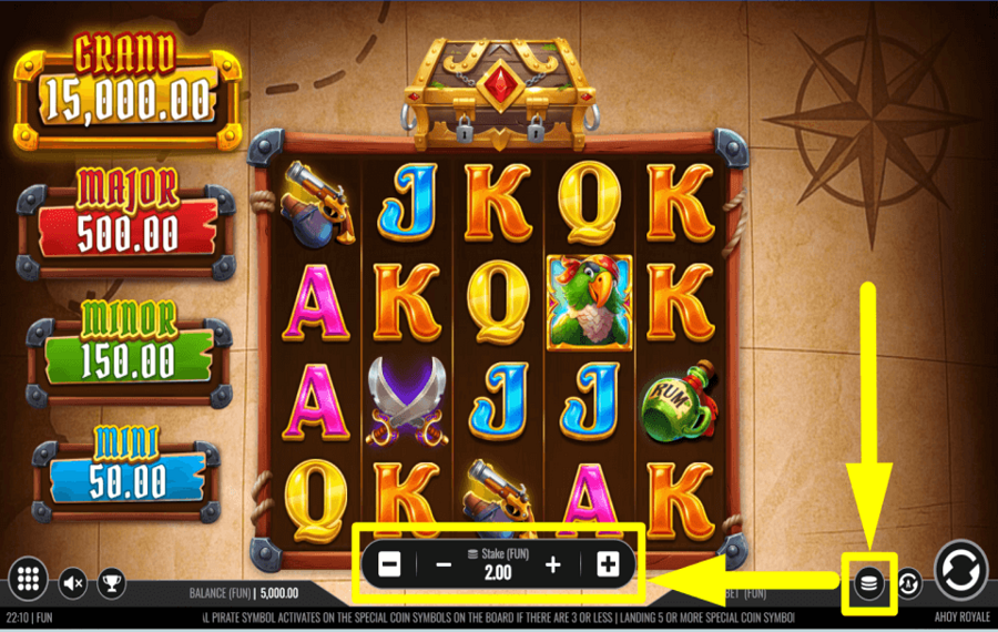 Ahoy Royale MODIFIER LE PIEU.