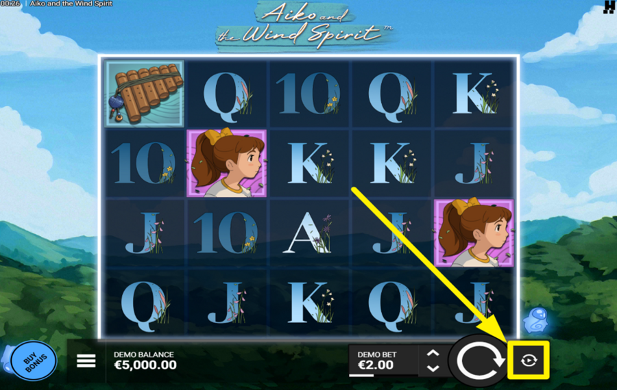 Aiko and the Wind Spirit USE AUTOMATED SPINS.