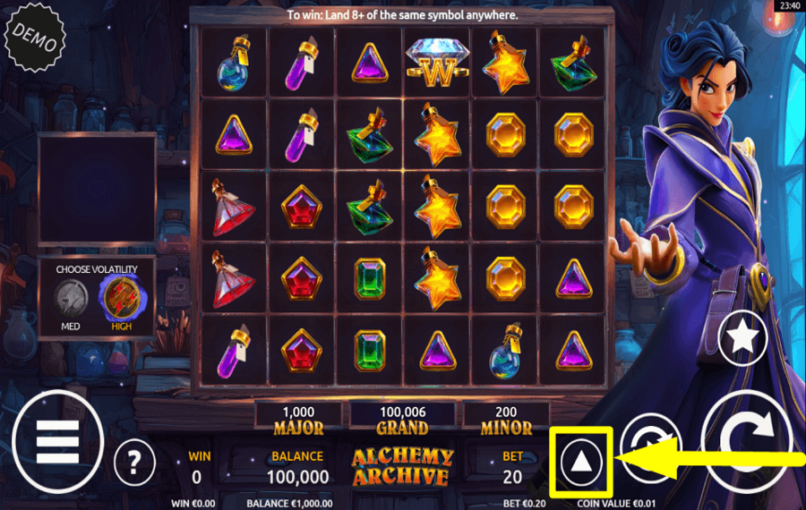 Alchemy Archive ASSEGNARE LA SCOMMESSA.