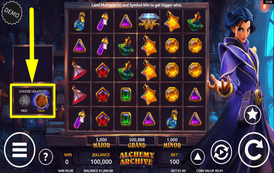 Alchemy Archive REGOLARE LA VOLATILITÀ.