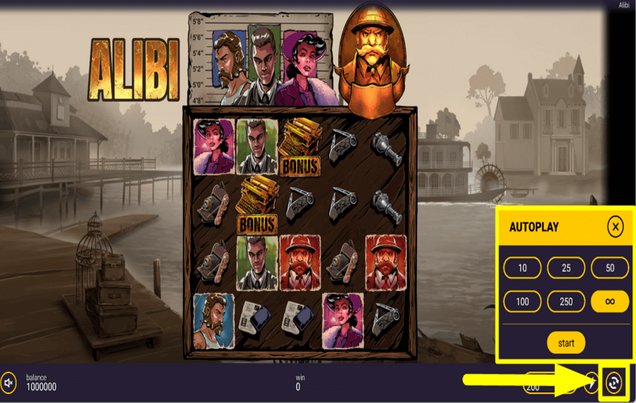 Alibi AUTOMATISCH FORTSETZEN.