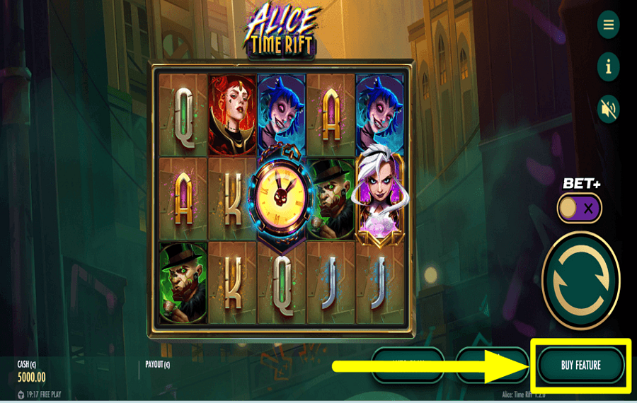 Alice Time Rift COLLECT BONUSES.