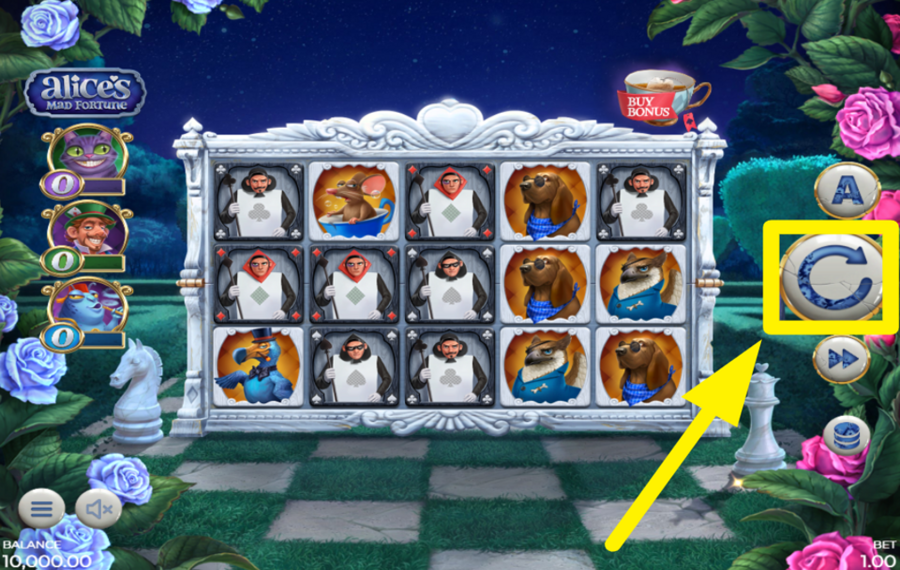 Alices Mad Fortune JOIN THE SPINNING.